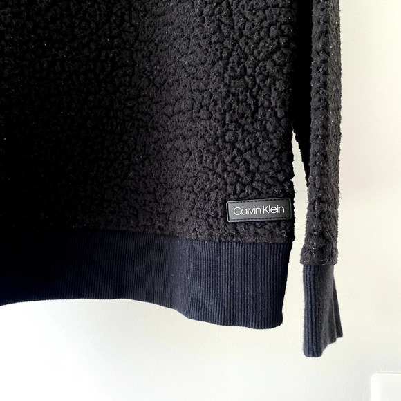 Calvin Klein Teddy Long Sleeve Oversized Sweater Size small - Picture 4 of 9